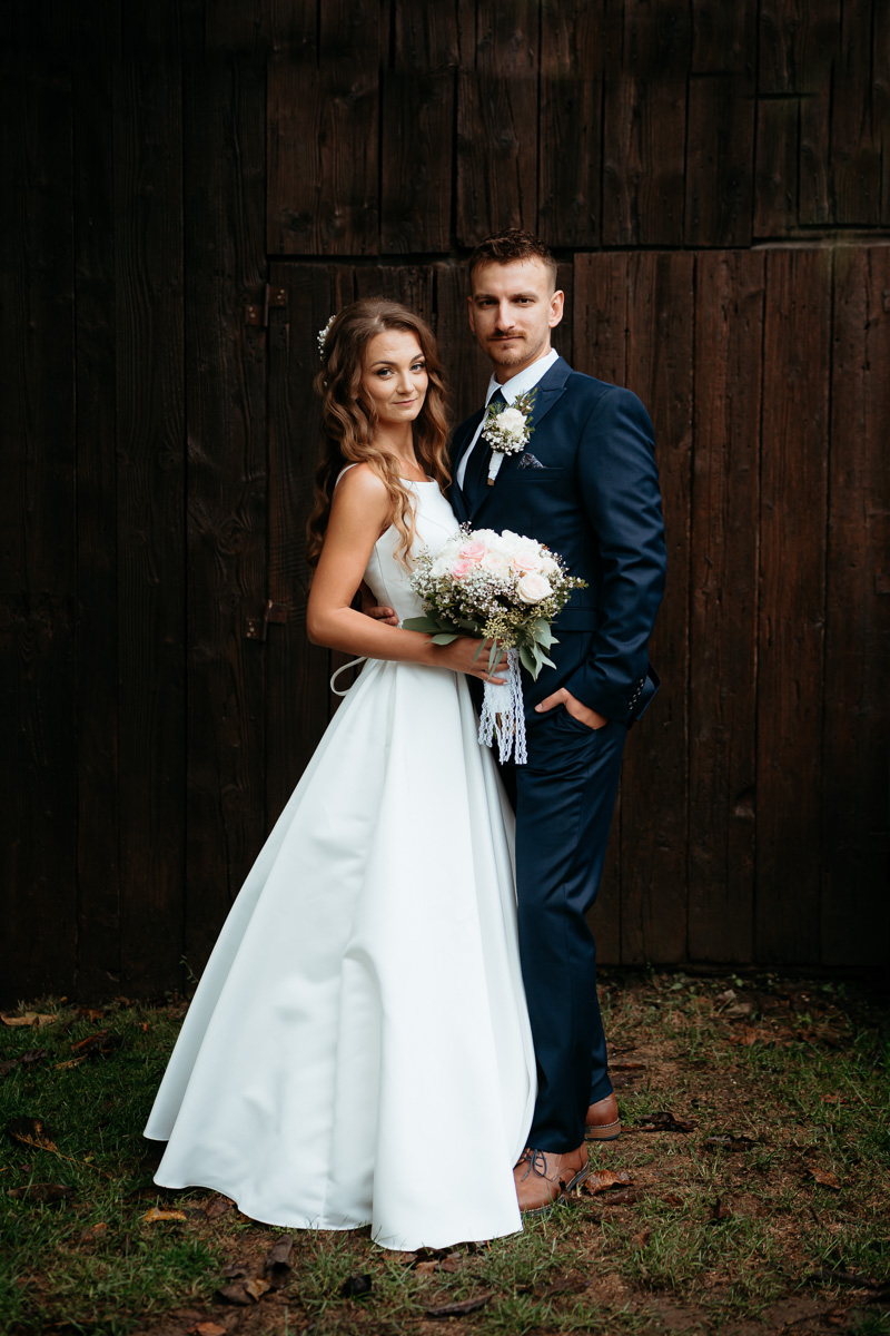 Janka a Matej svadobná fotografia Ražňany, Sabinov