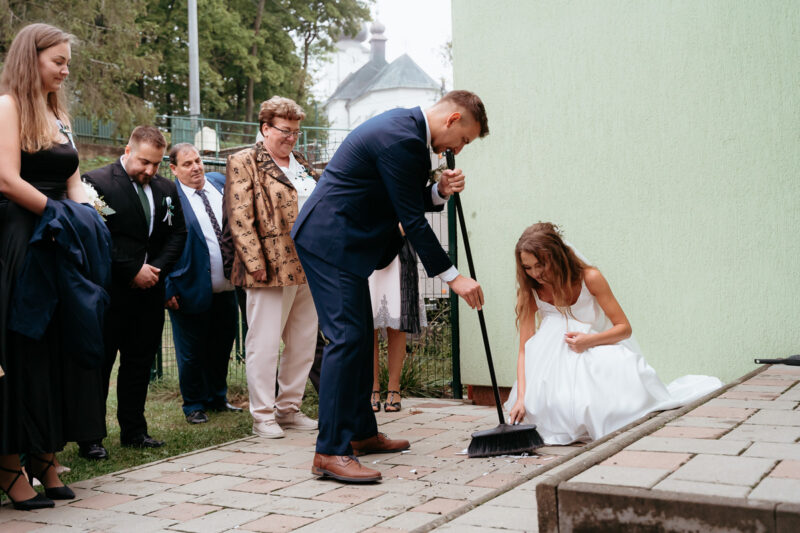 Janka a Matej svadobná fotografia Ražňany, Sabinov